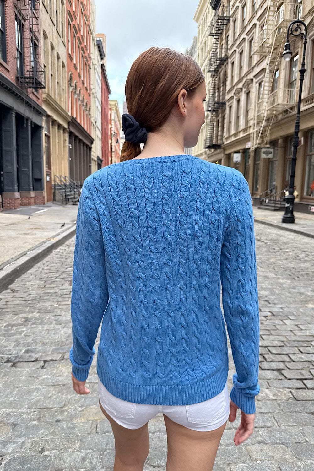 Amalie Cable Knit Cardigan - Image 11