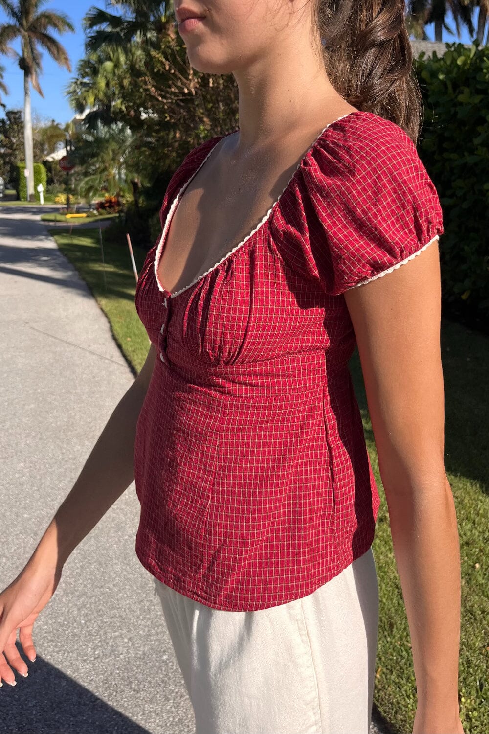 Blair Plaid Top - Image 3