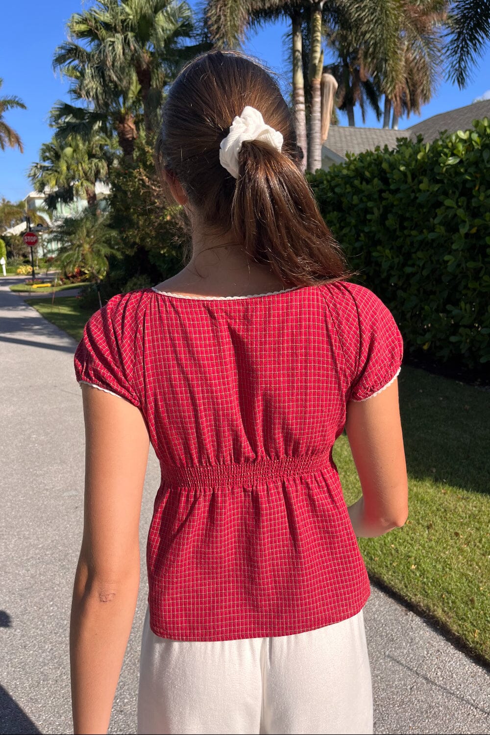 Blair Plaid Top - Image 5