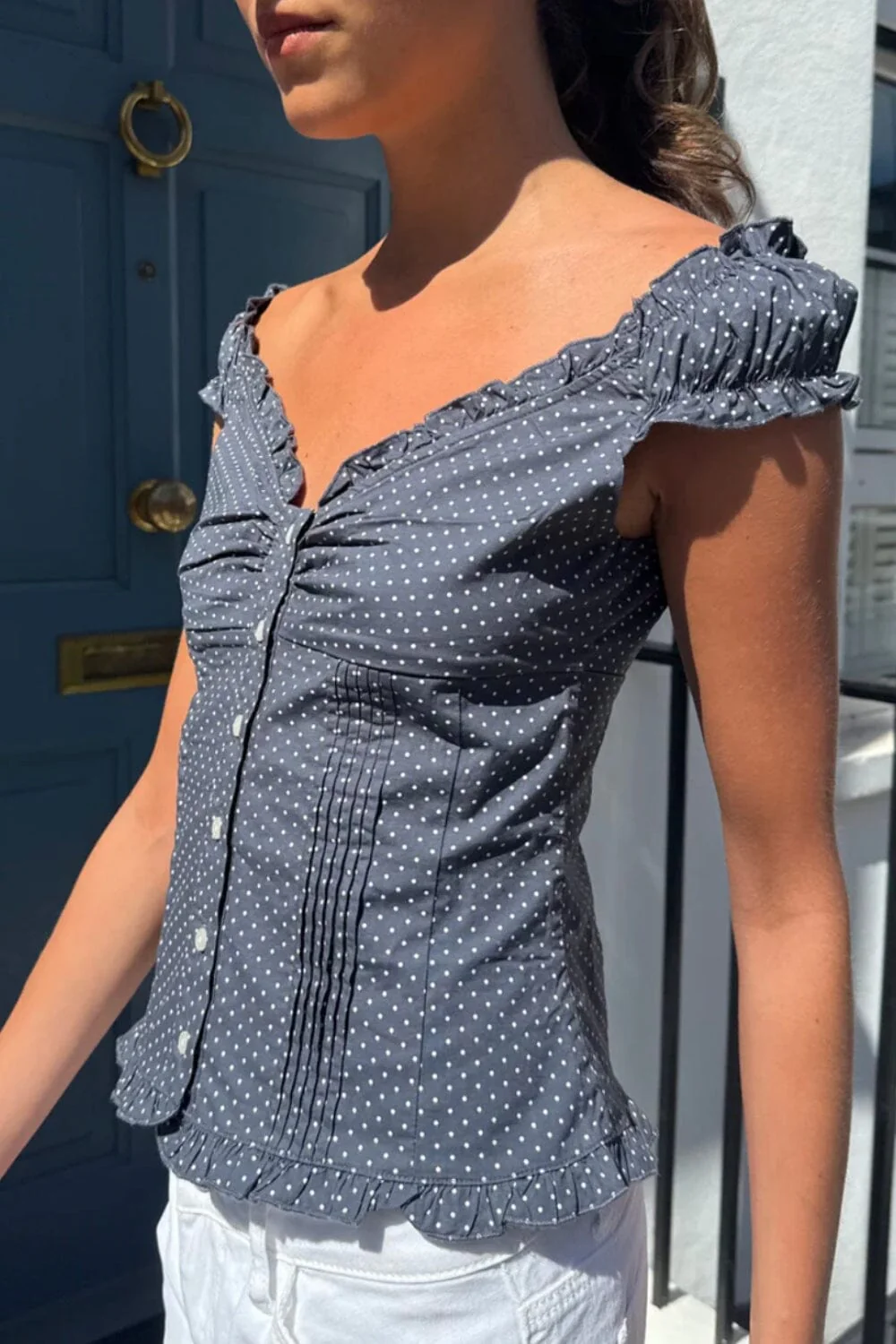 Elena Polka Dot Top - Image 3