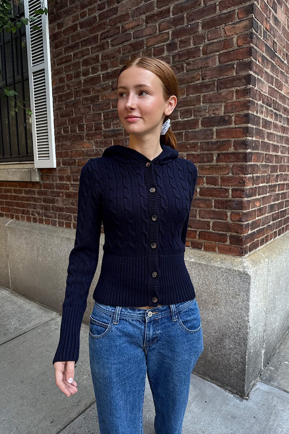 Aura Cable Knit Cardigan - Image 10