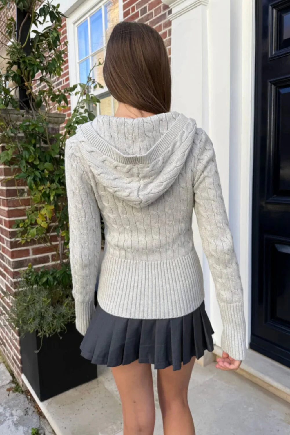 Aura Cable Knit Cardigan - Image 18