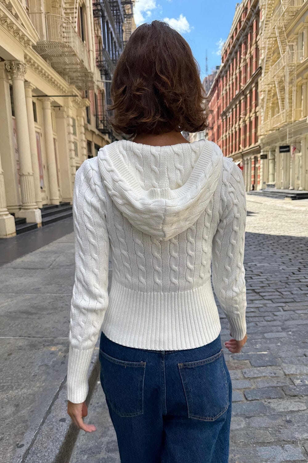 Aura Cable Knit Cardigan - Image 5