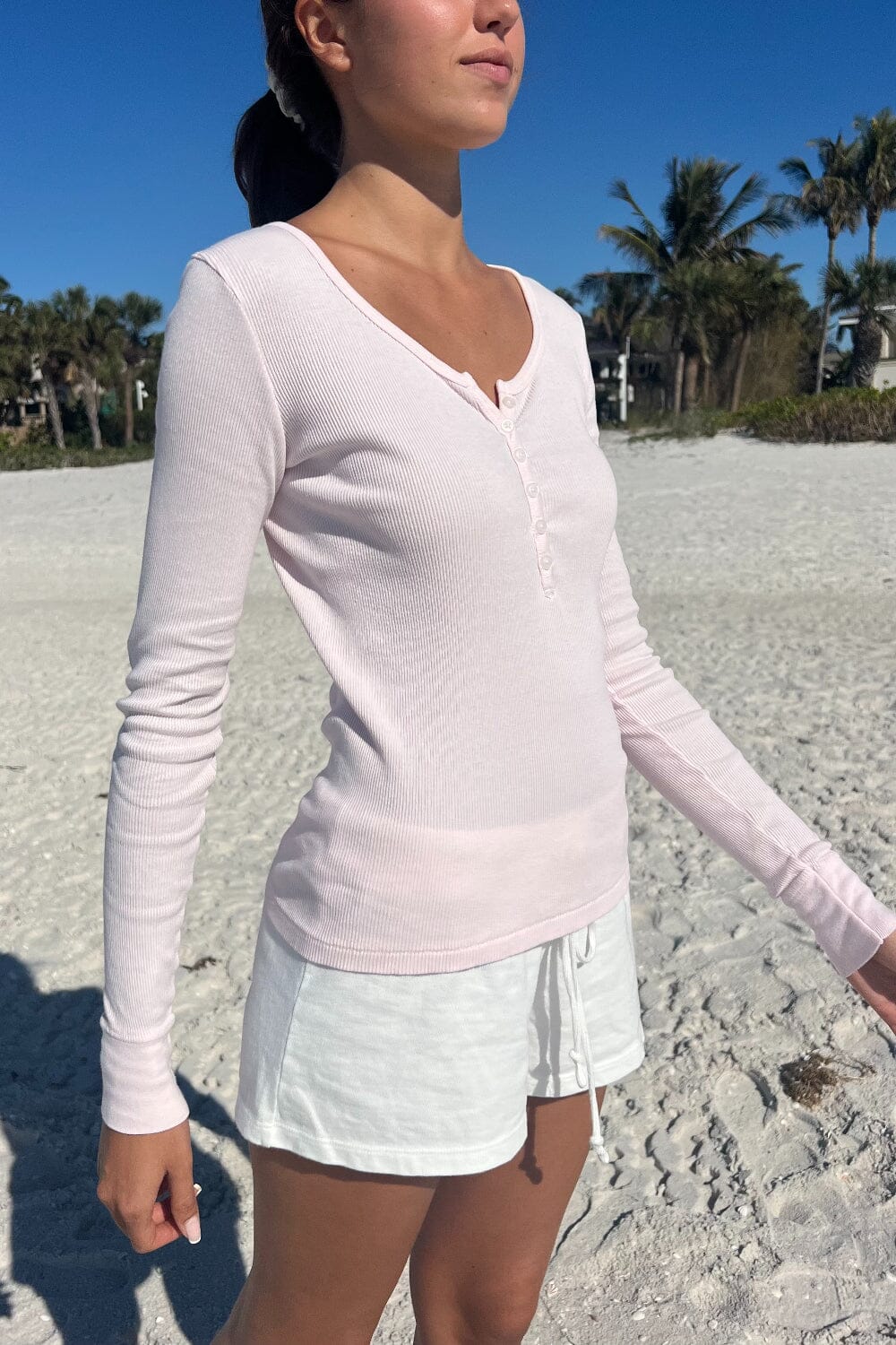 Zelly Long Sleeve Ribbed Top - Image 10
