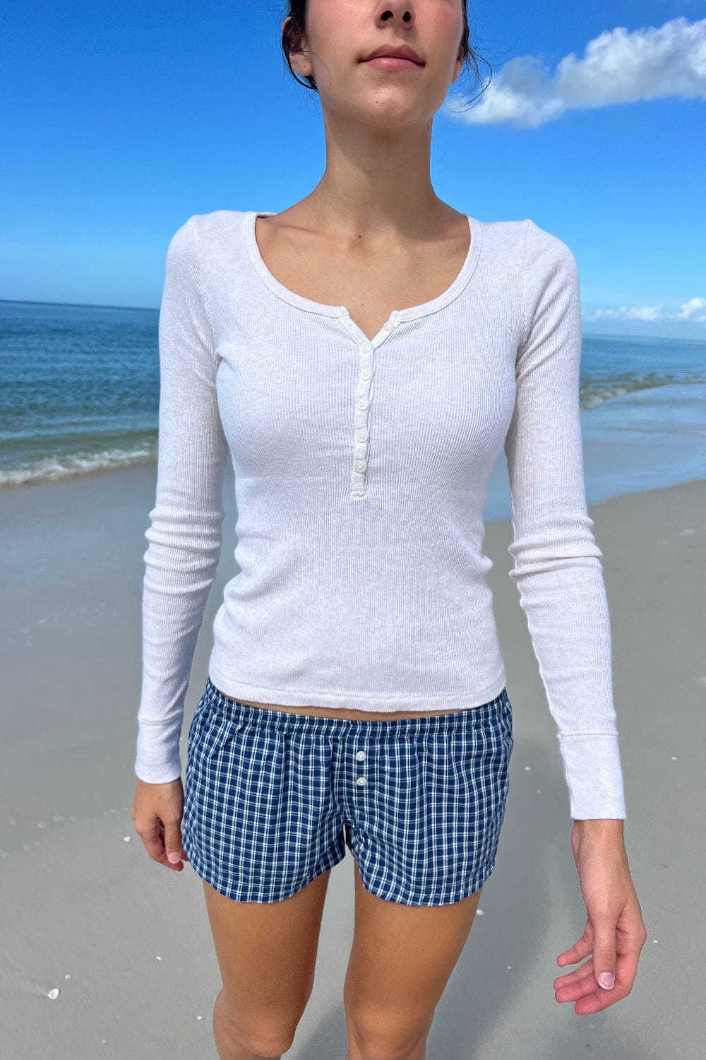 Zelly Long Sleeve Ribbed Top - Image 5
