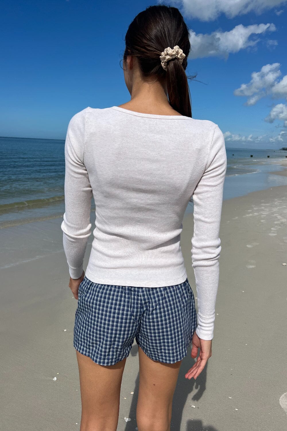 Zelly Long Sleeve Ribbed Top - Image 8