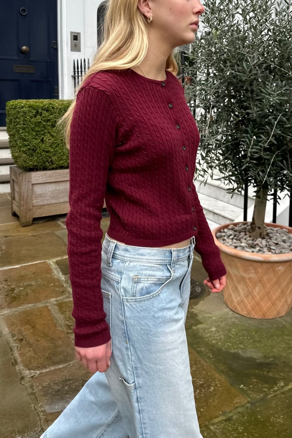 Zoe Cable Knit Cardigan - Image 23