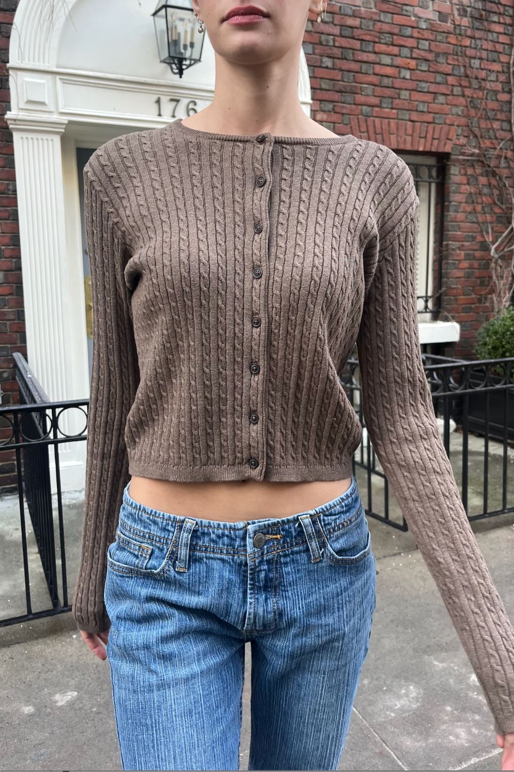 Zoe Cable Knit Cardigan - Image 26