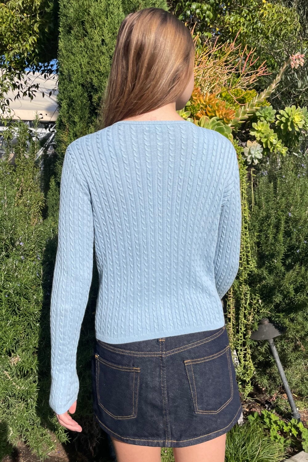 Zoe Cable Knit Cardigan - Image 3