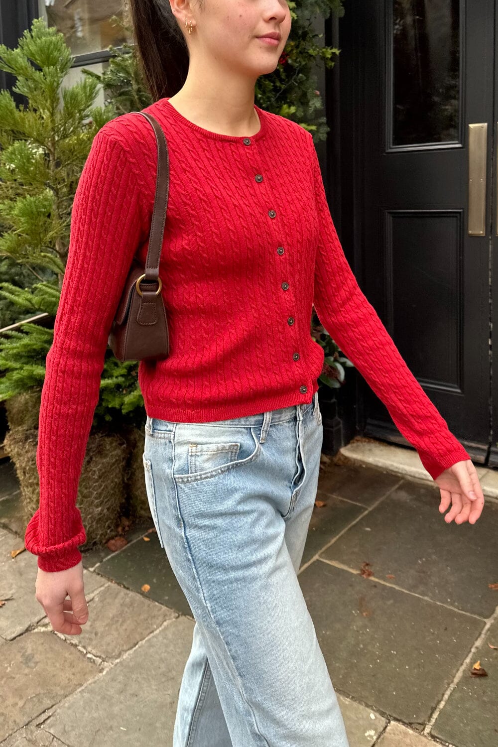 Zoe Cable Knit Cardigan - Image 30