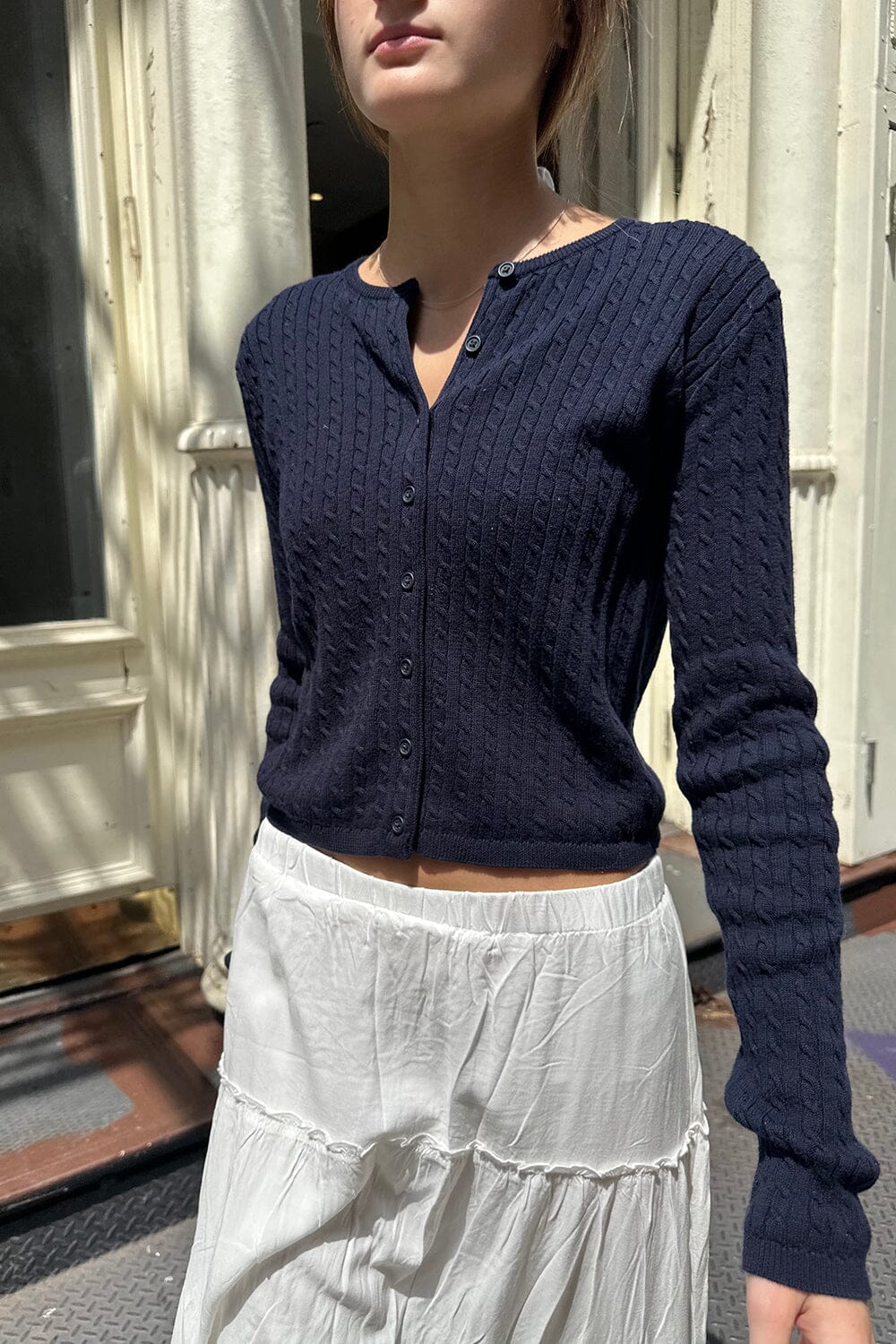 Zoe Cable Knit Cardigan - Image 33