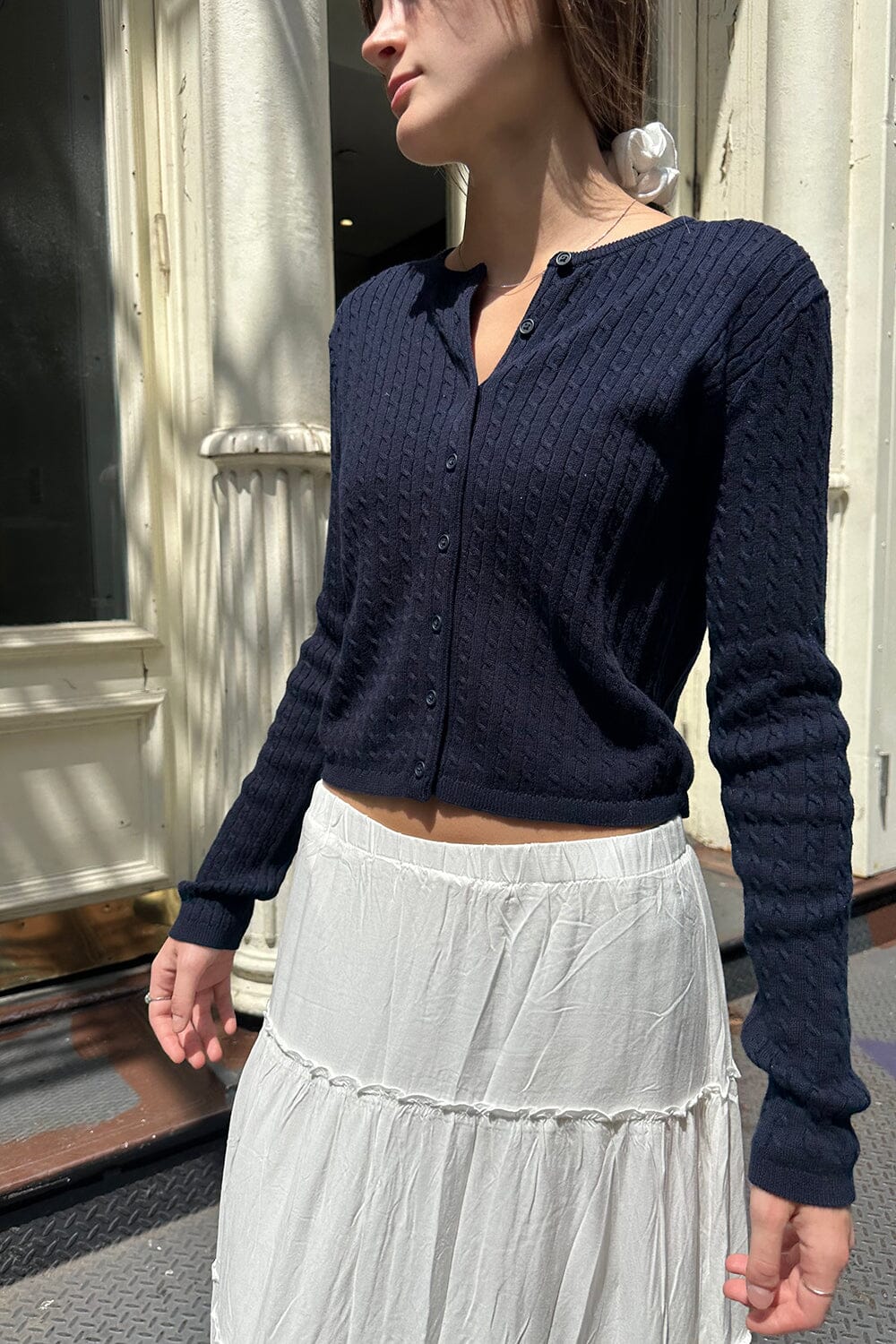 Zoe Cable Knit Cardigan - Image 35