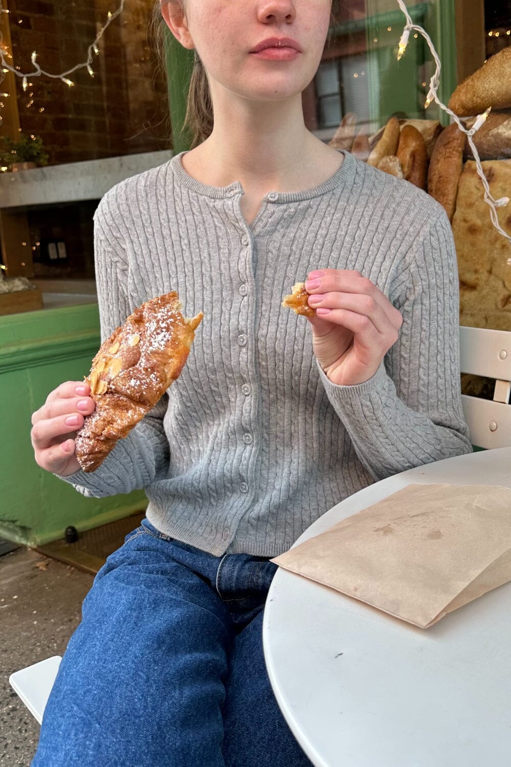 Zoe Cable Knit Cardigan - Image 37